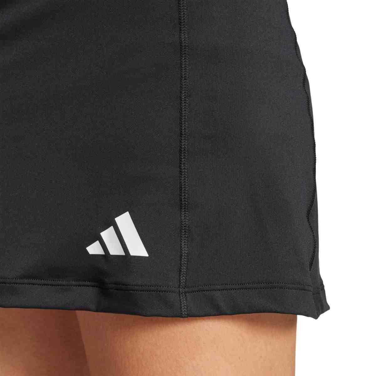 Saia Feminina Curta Adidas Treino Optime Preta Preto 3
