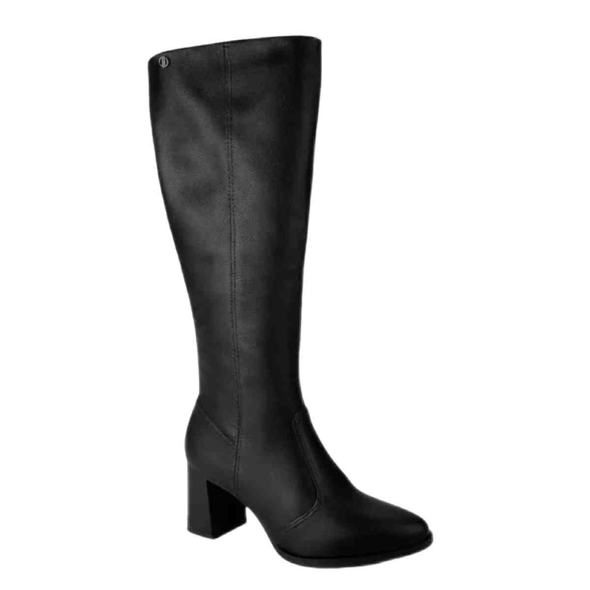 Bota Feminina Cano Baixo Dakota Preta Preto 2