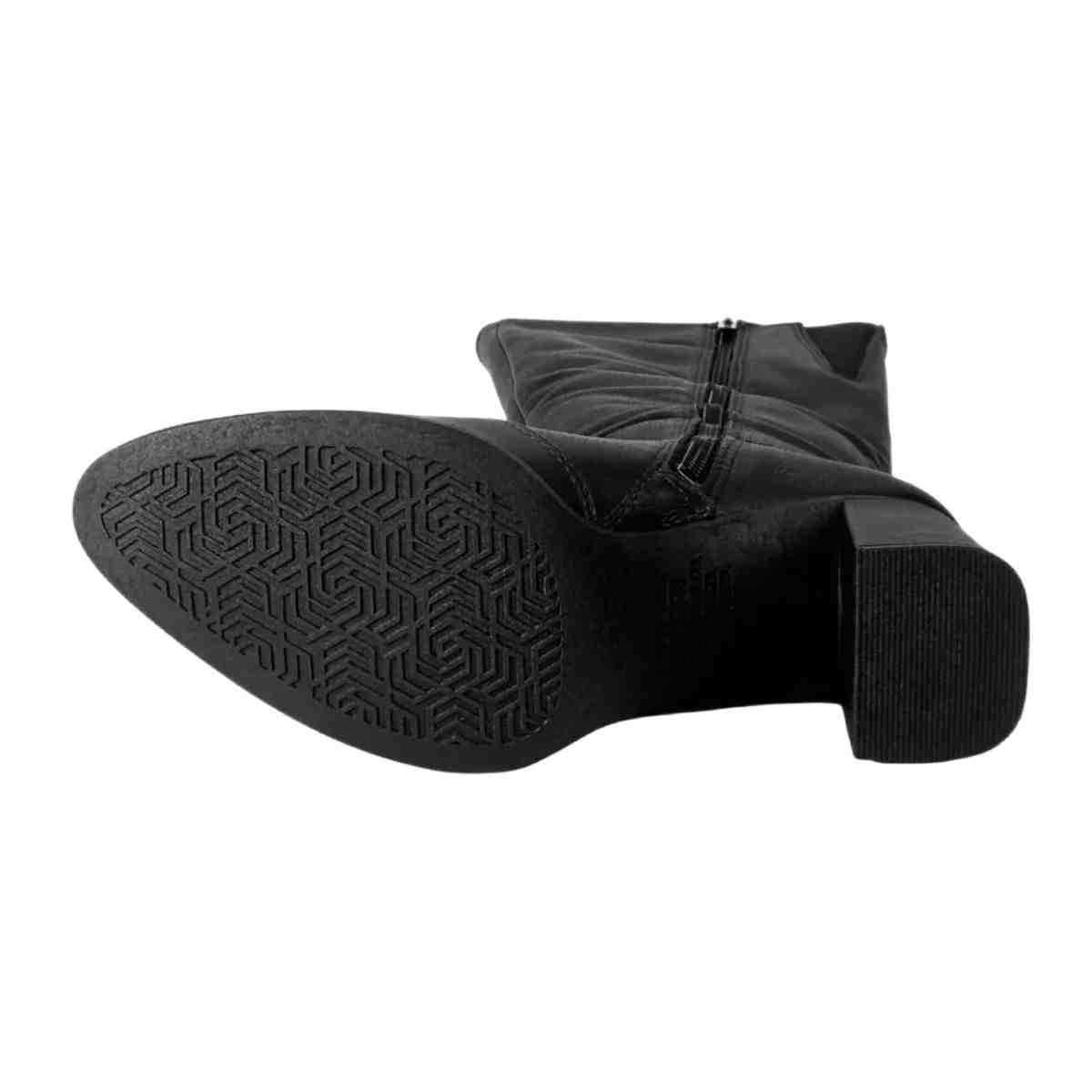 Bota Feminina Cano Baixo Dakota Preta Preto 6