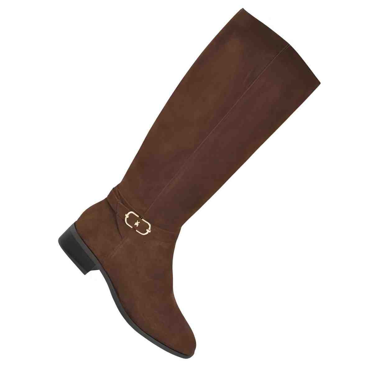 Bota Feminina Montaria Via Marte Marrom Marrom 7