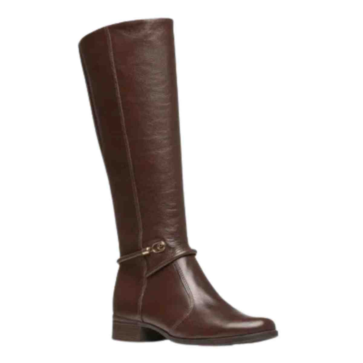 Bota Feminina Montaria Cano Alto Pegada Marrom Marrom 2