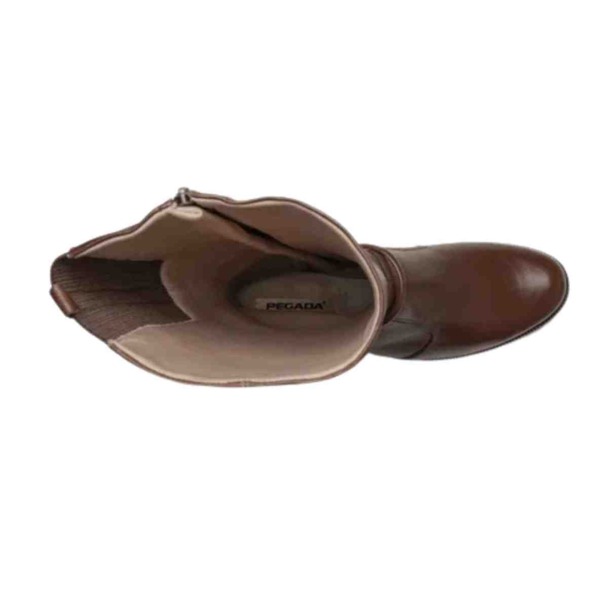 Bota Feminina Montaria Cano Alto Pegada Marrom Marrom 3