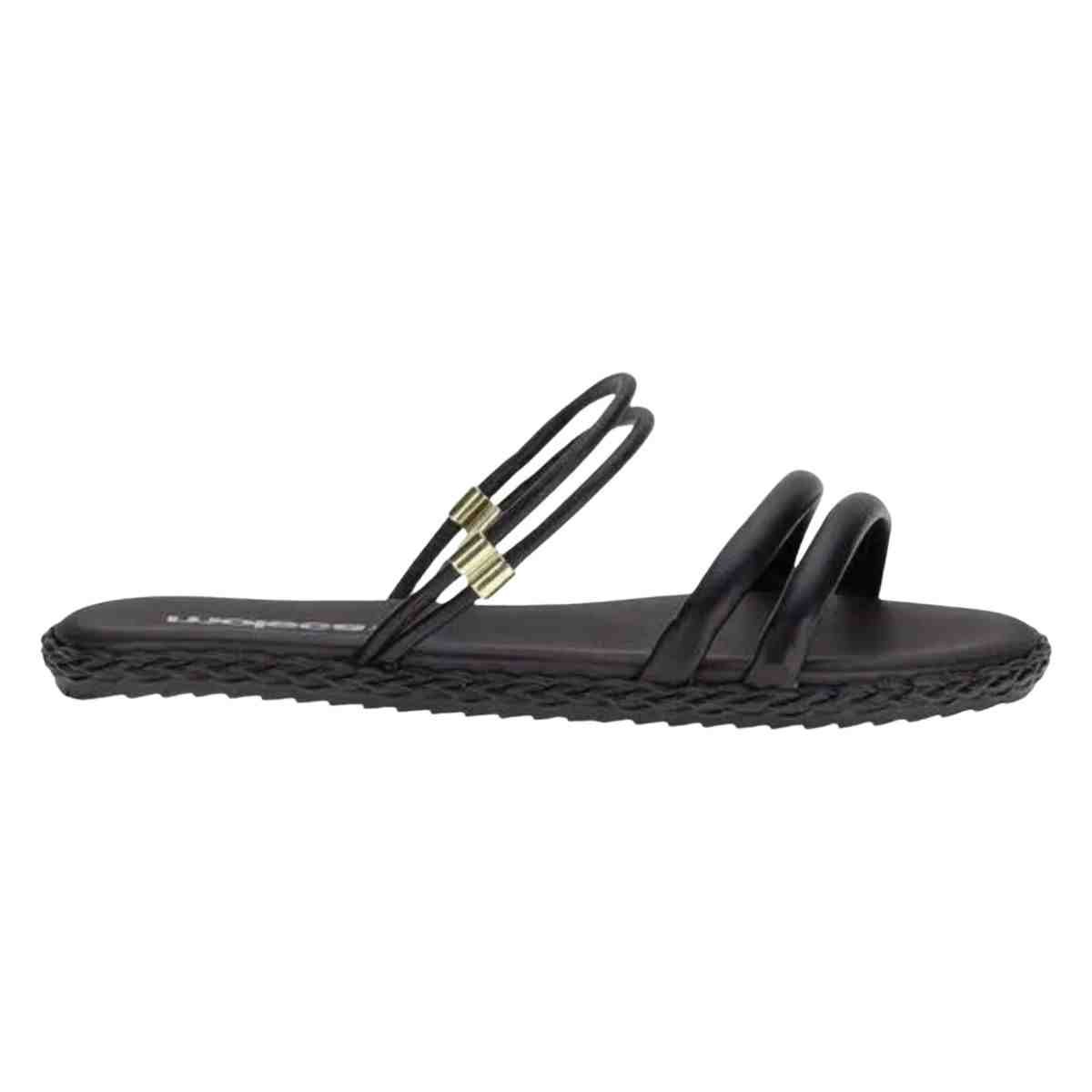 Tamanco Feminino Rasteiro Moleca Preto