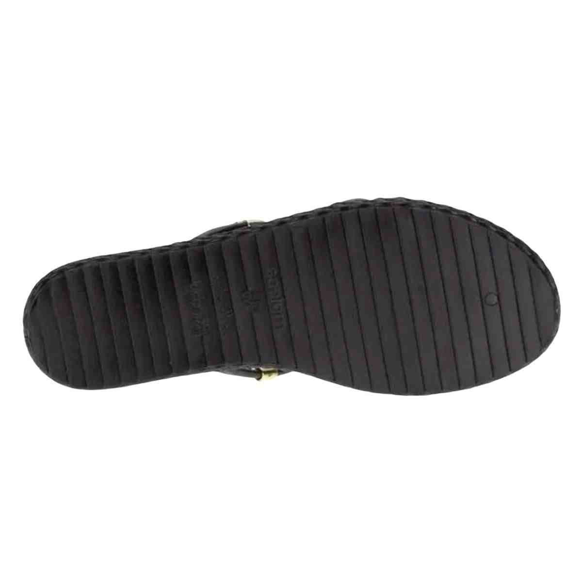 Tamanco Feminino Rasteiro Moleca Preto Preto 7