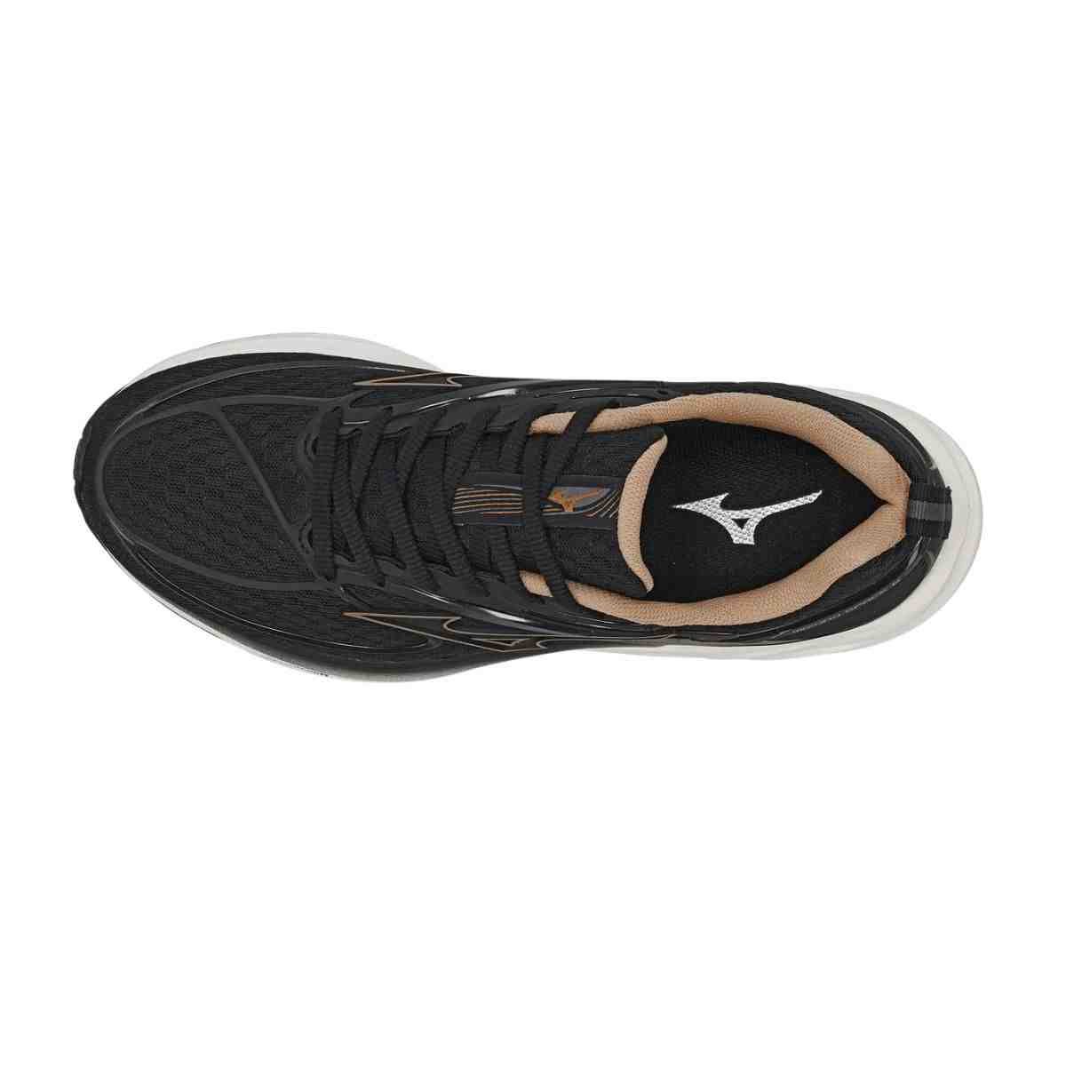 Tênis Corrida Feminino Mizuno Space 6 Preto E Rosa Preto 4