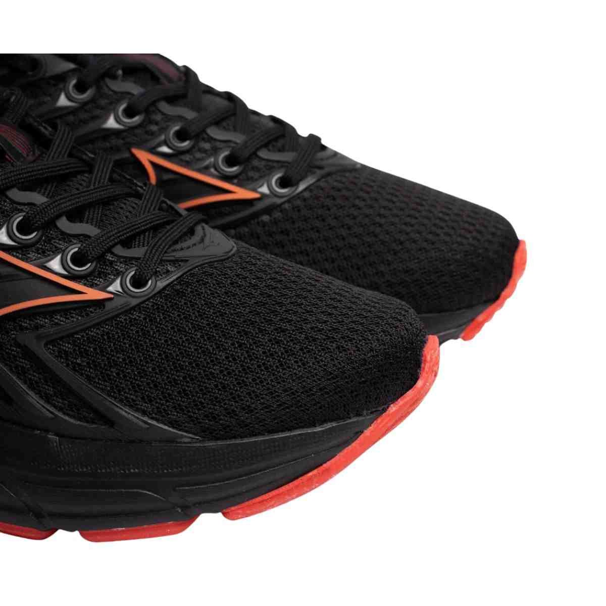 Tênis Corrida Masculino Mizuno Jet 8 Preto E Vermelho Preto 4