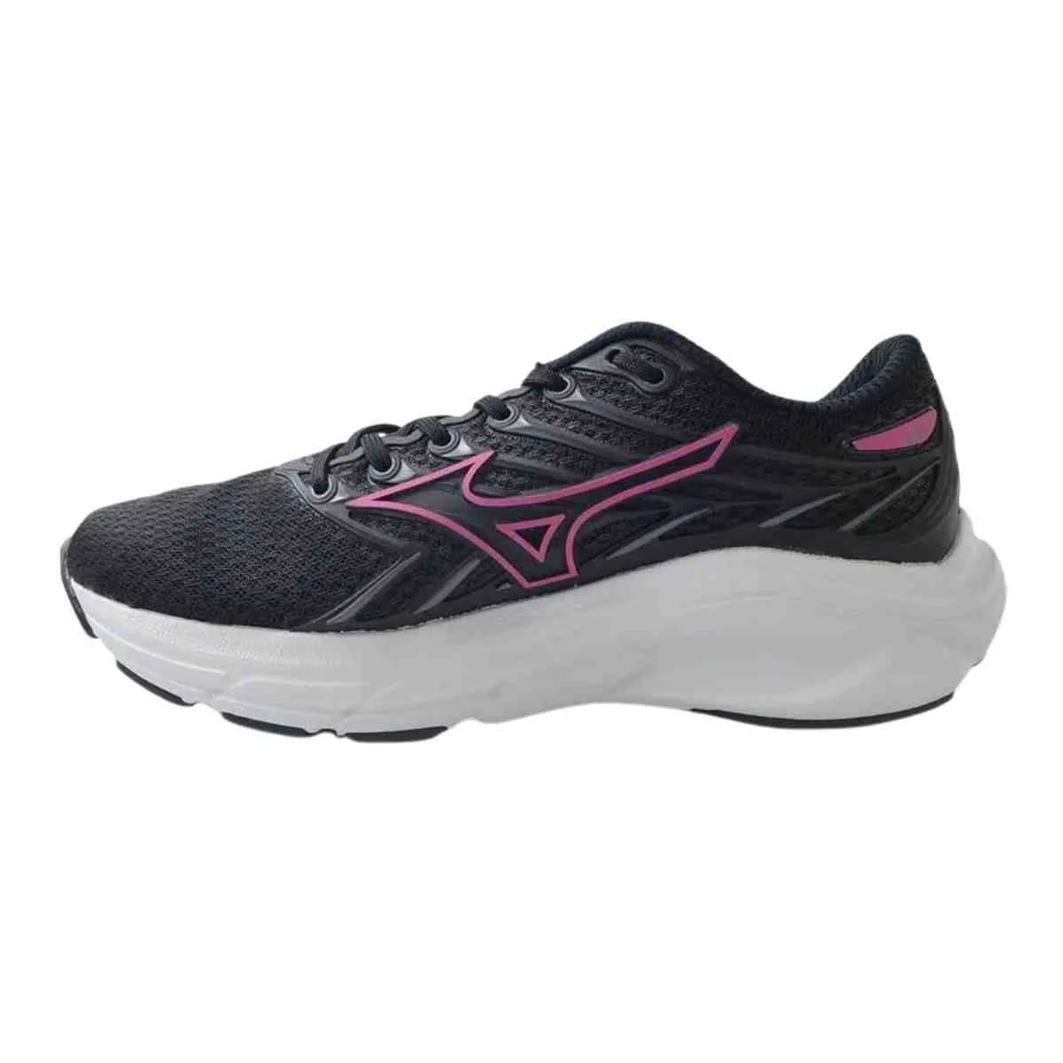 Tênis Corrida Feminino Mizuno Jet 8 Preto E Rosa Preto 7