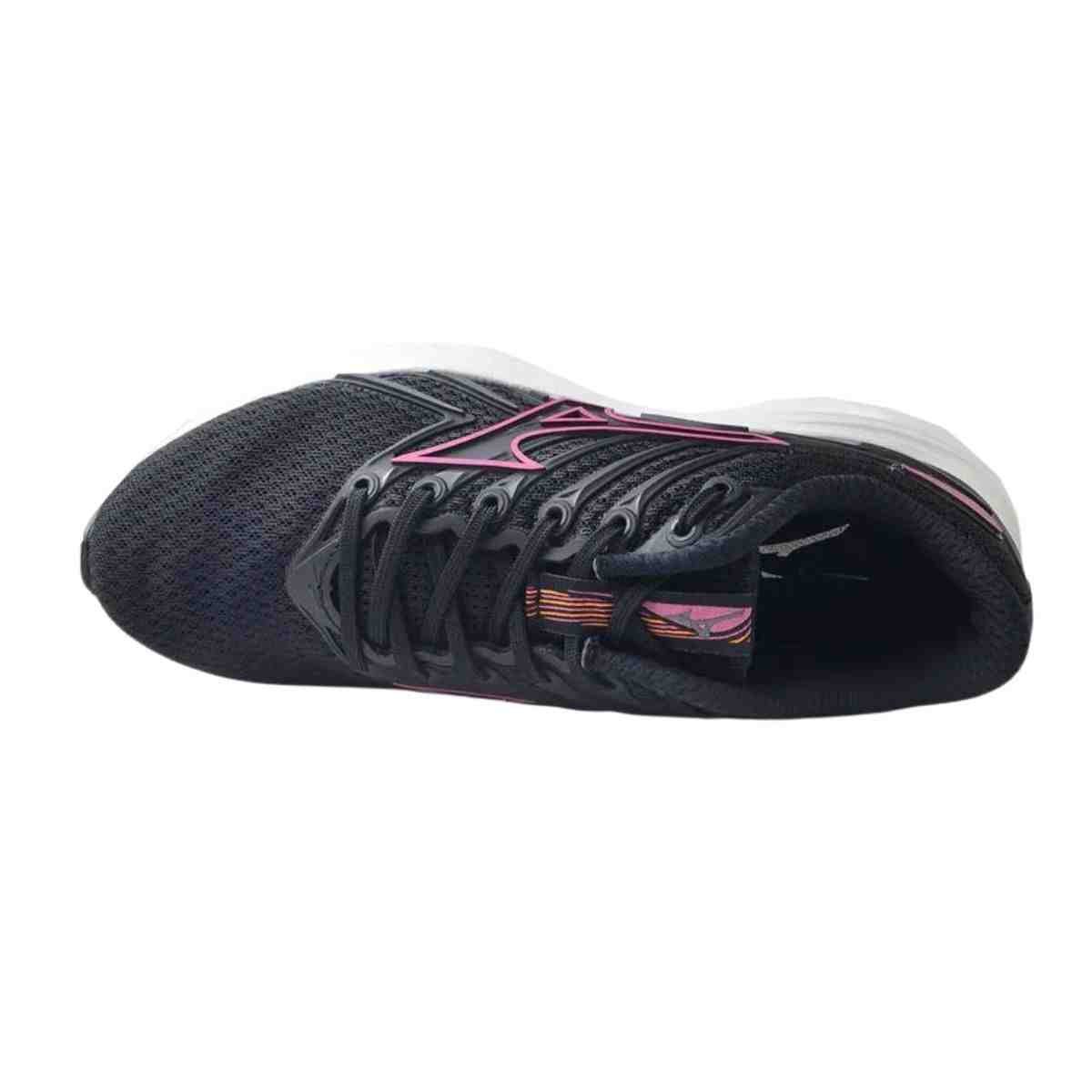 Tênis Corrida Feminino Mizuno Jet 8 Preto E Rosa Preto 5