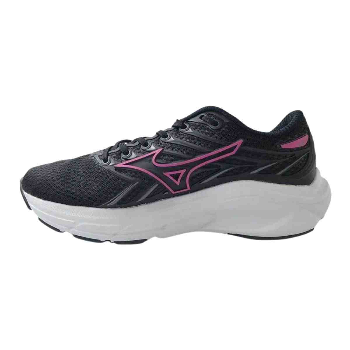 Tênis Corrida Feminino Mizuno Jet 8 Preto E Rosa Preto 7
