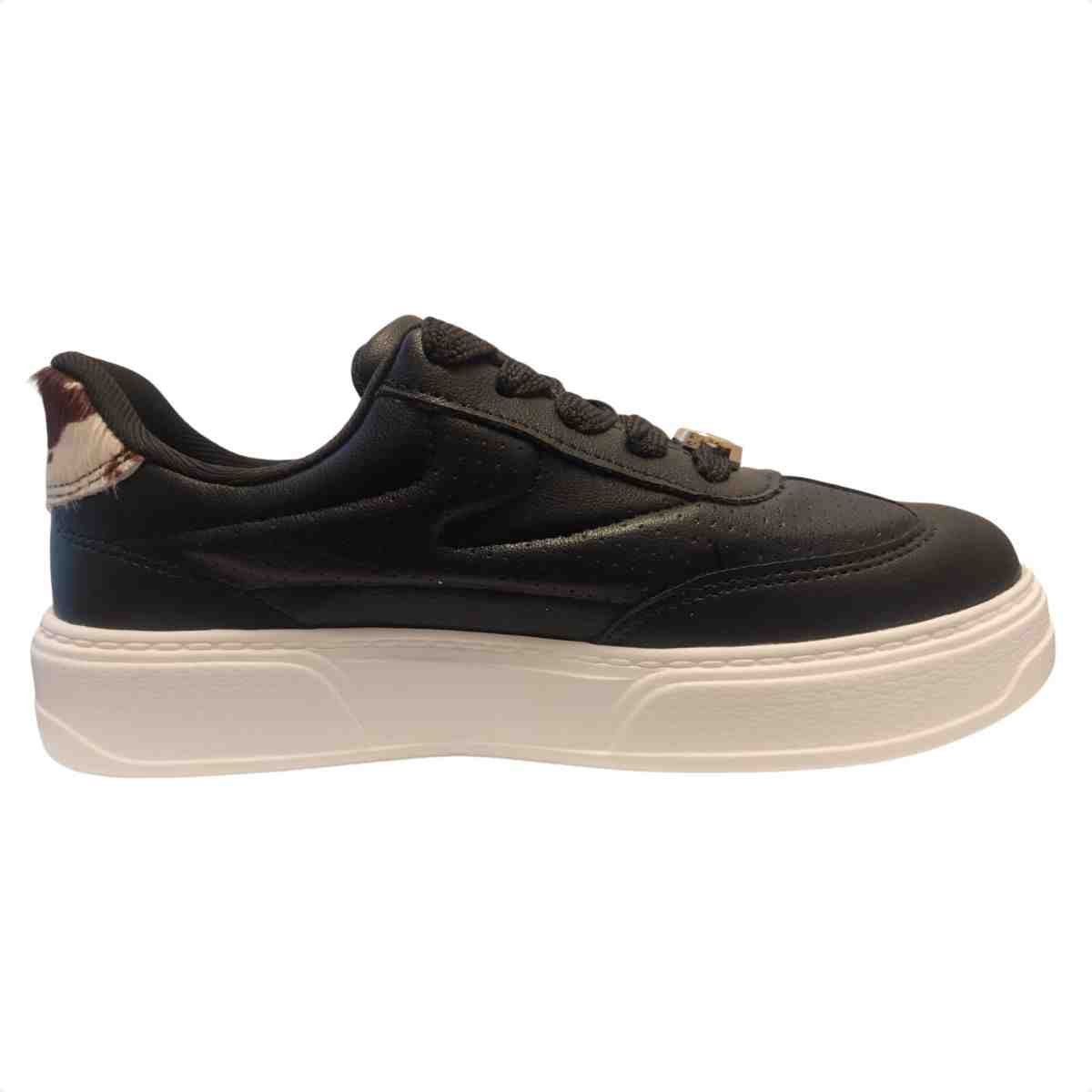 Tênis Casual Feminino Dakota Preto Preto 4