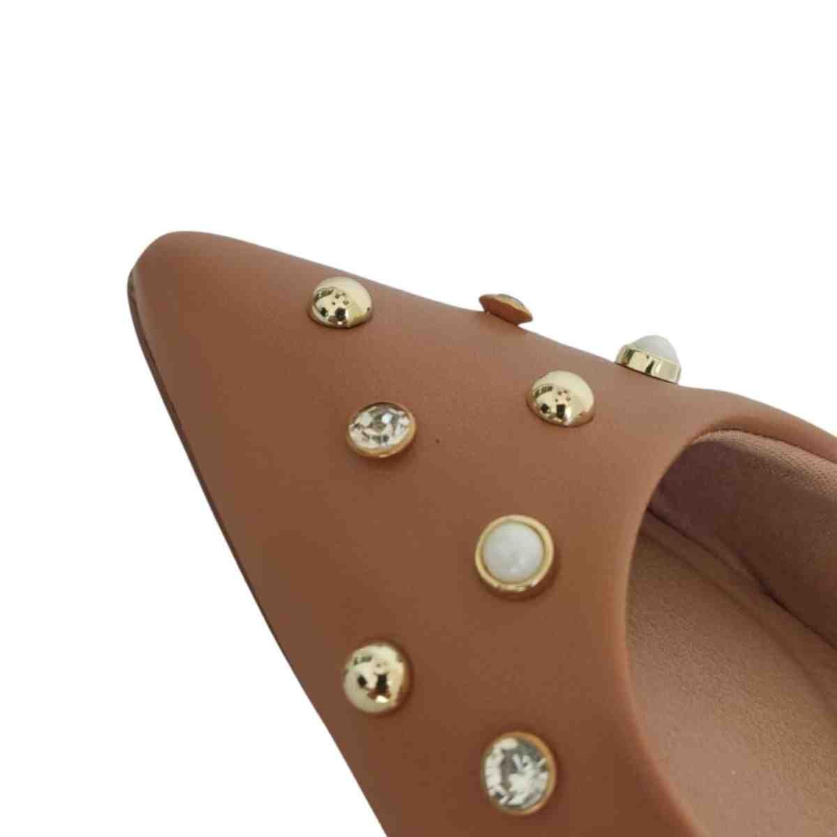Sapato Feminino Slingback Beira Rio Camel Marrom 6
