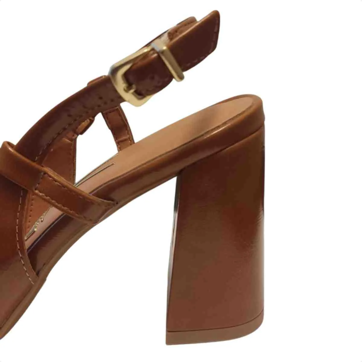 Sapato Feminino Slingback Vizzano Caramelo Marrom 4