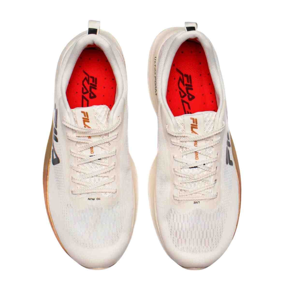Tênis Corrida Feminino Fila Racer Fastpace Off White Bege 2