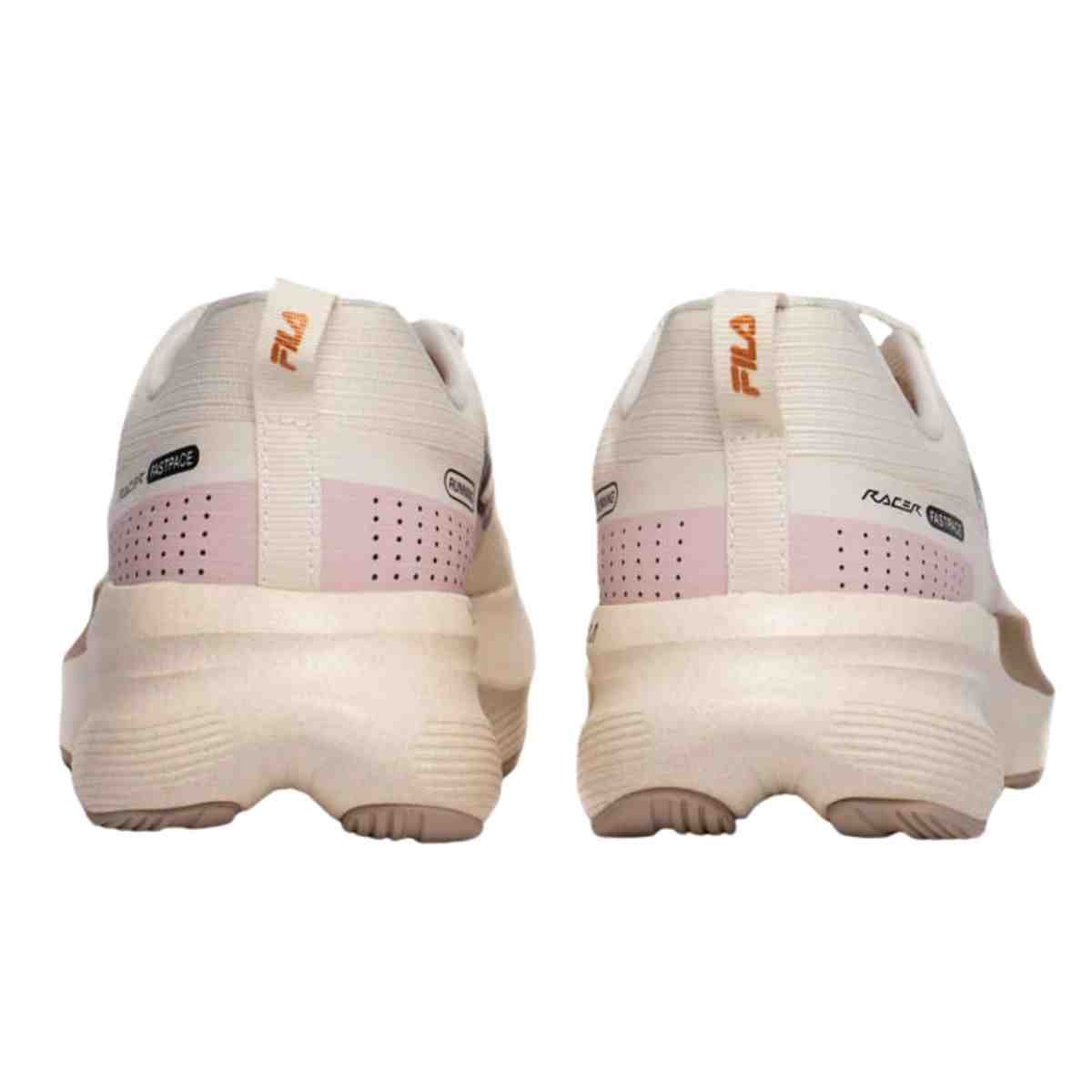 Tênis Corrida Feminino Fila Racer Fastpace Off White Bege 5
