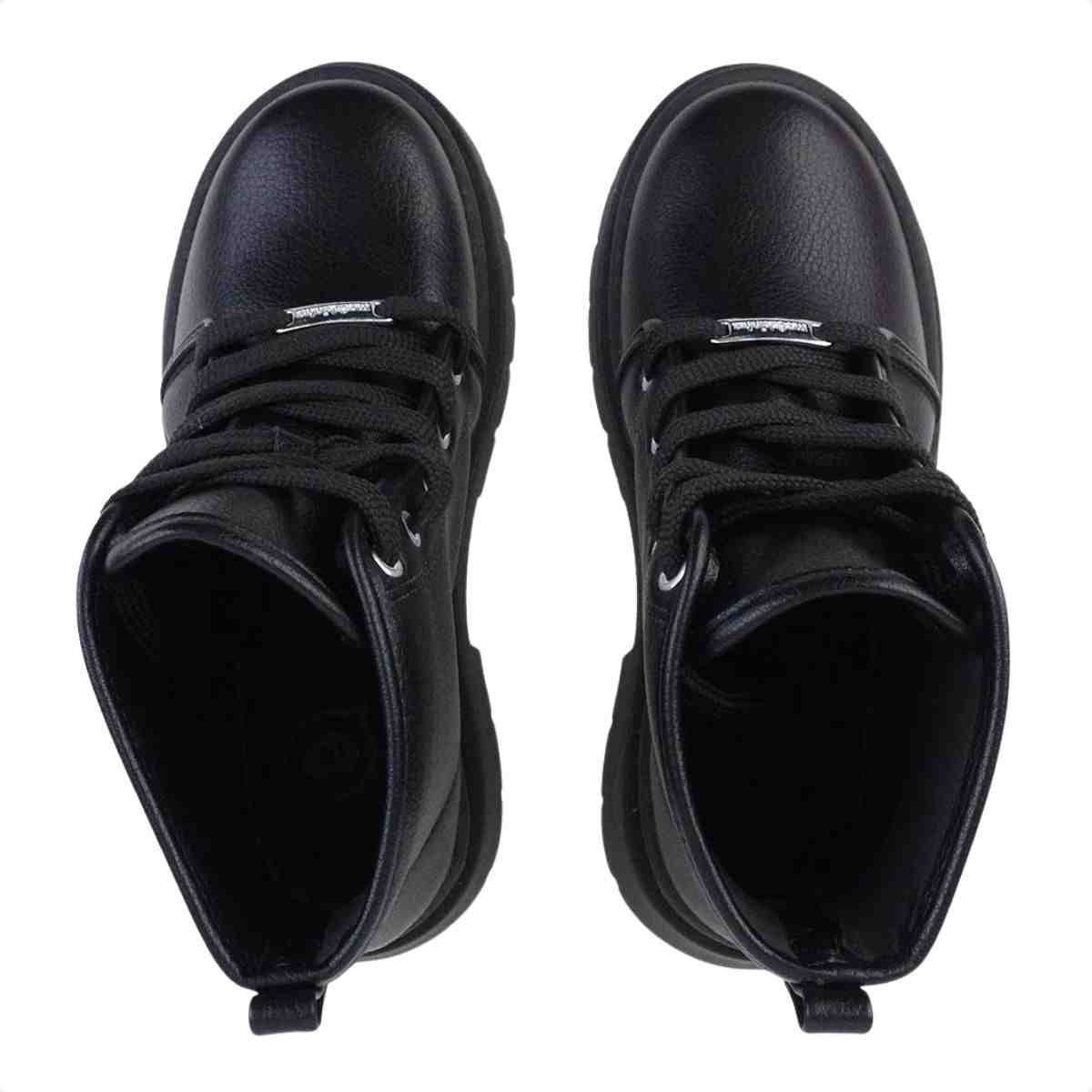 Bota Infantil Coturno Molekinha Preta Preto 4