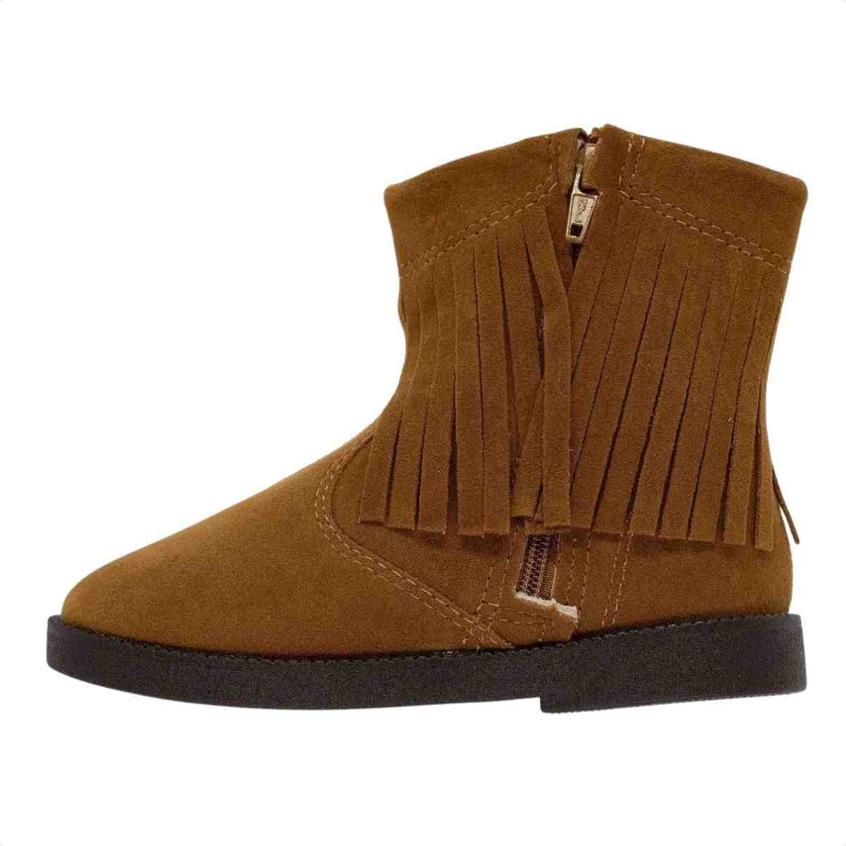 Bota Infantil Molekinha Caramelo Marrom 4