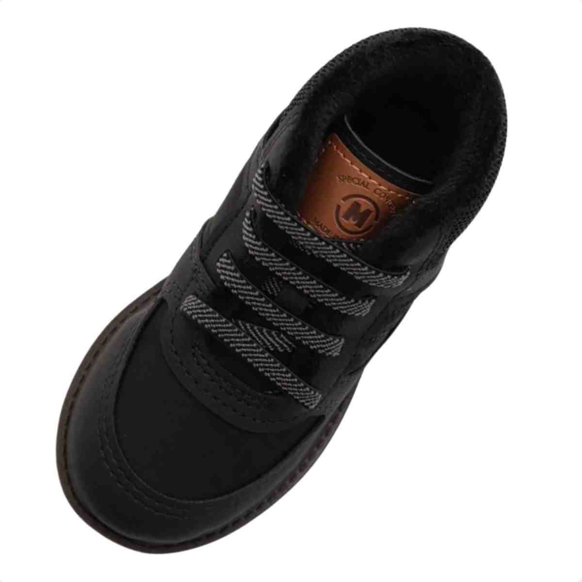 Bota Infantil Coturno Molekinho Preta Preto 3