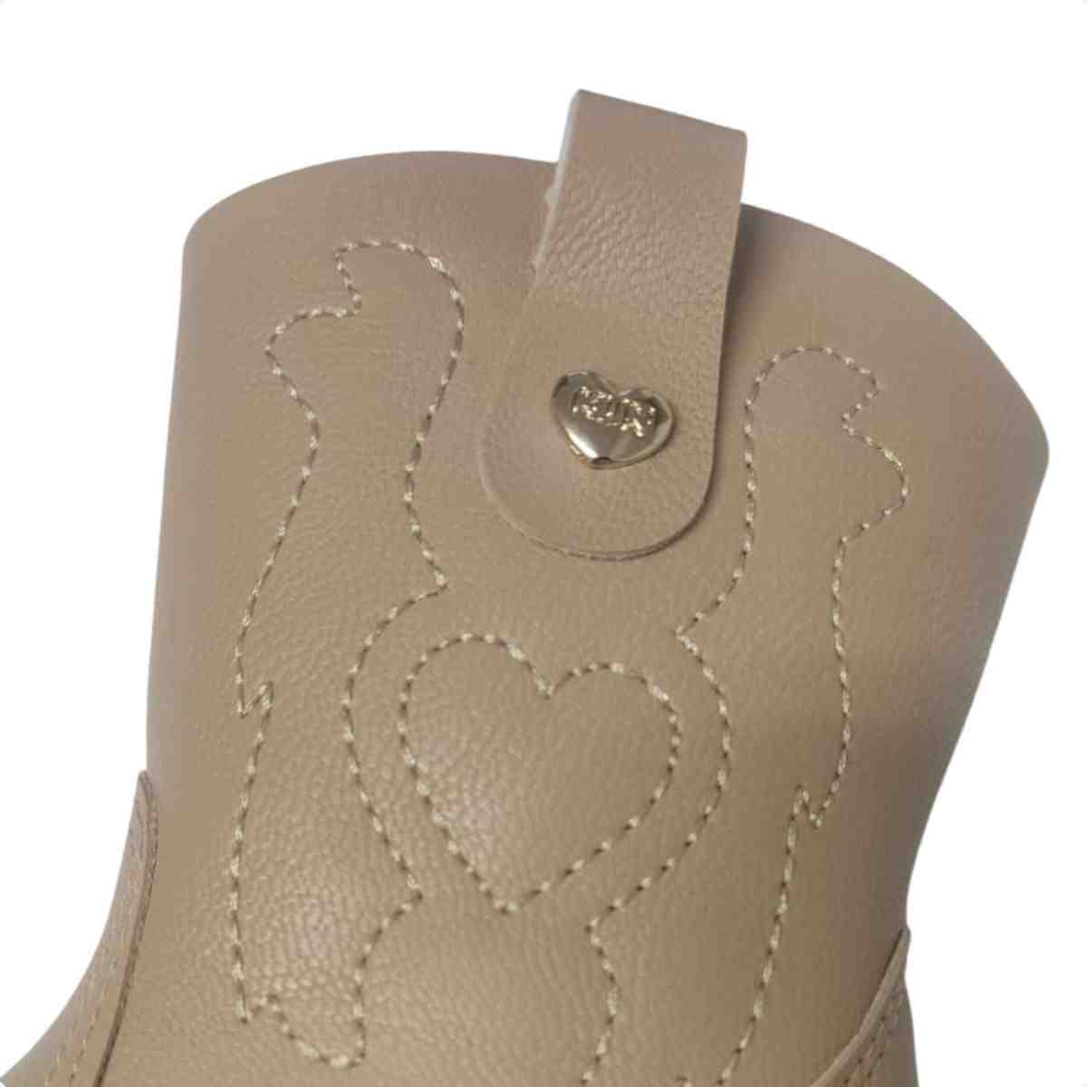 Bota Infantil Klin Nude Bege 4