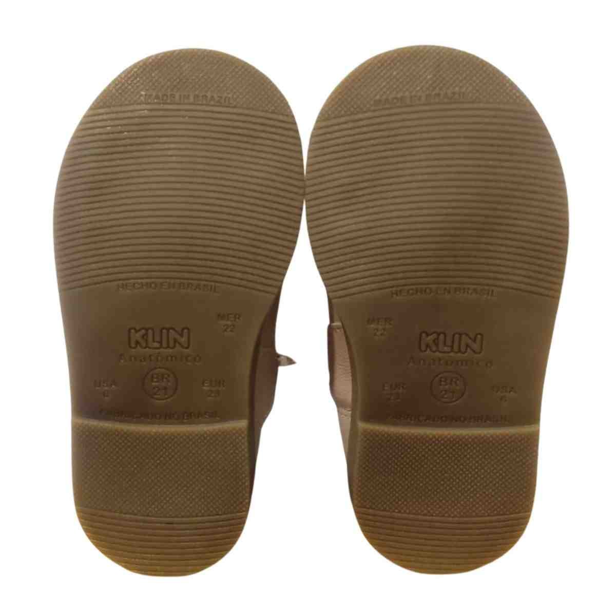 Bota Infantil Klin Nude Bege 5