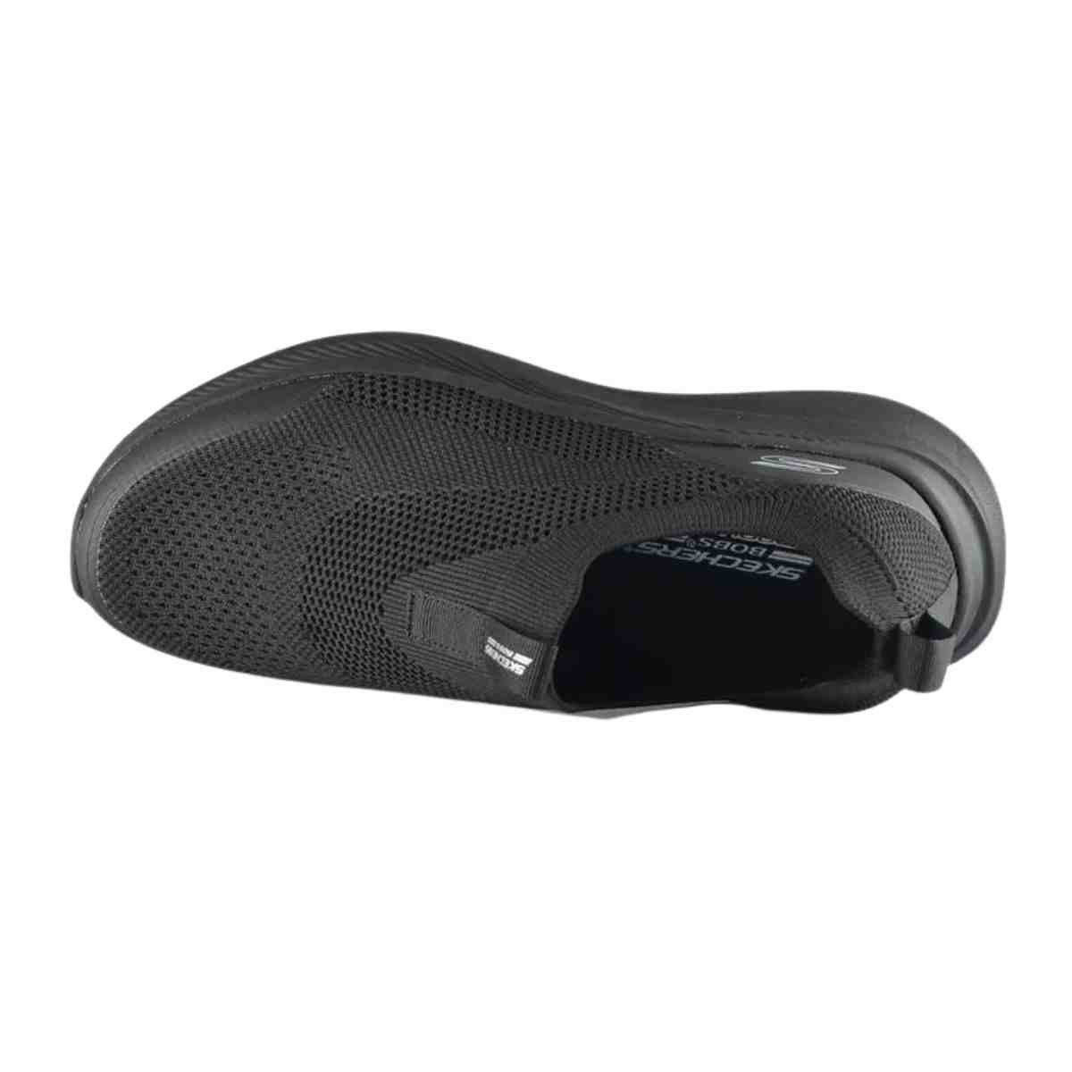 Tênis Corrida Masculino Skechers Bobs Moda Flex Preto Preto 3