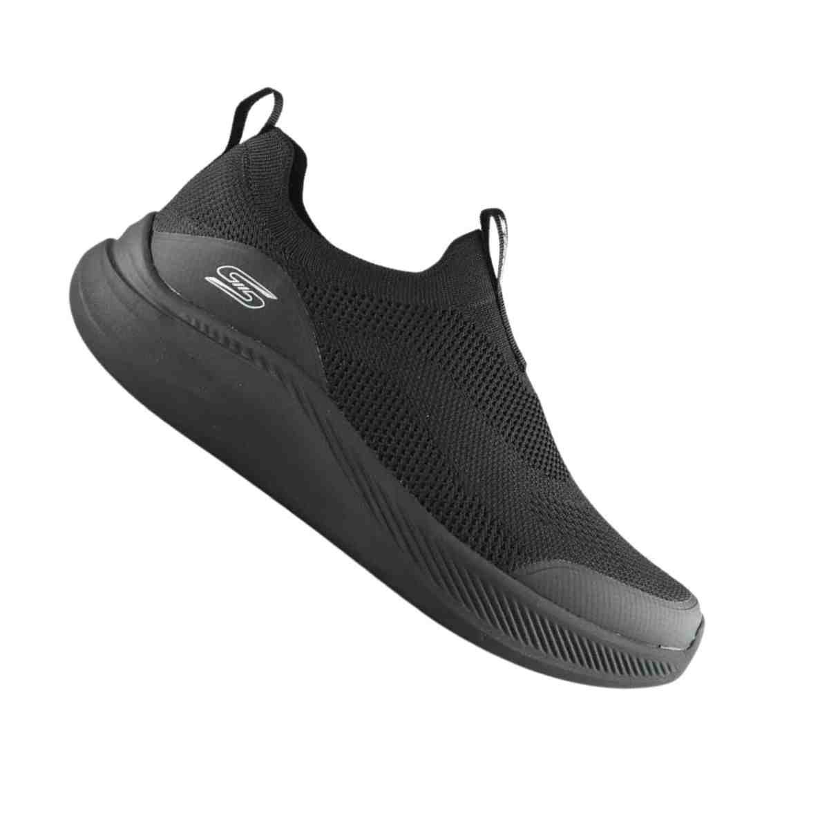 Tênis Corrida Masculino Skechers Bobs Moda Flex Preto Preto 7