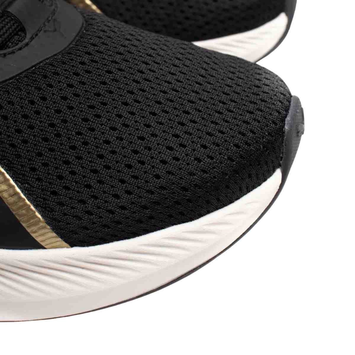 Tênis Corrida Feminino Puma Dasher Lite Preto E Dourado Preto 4