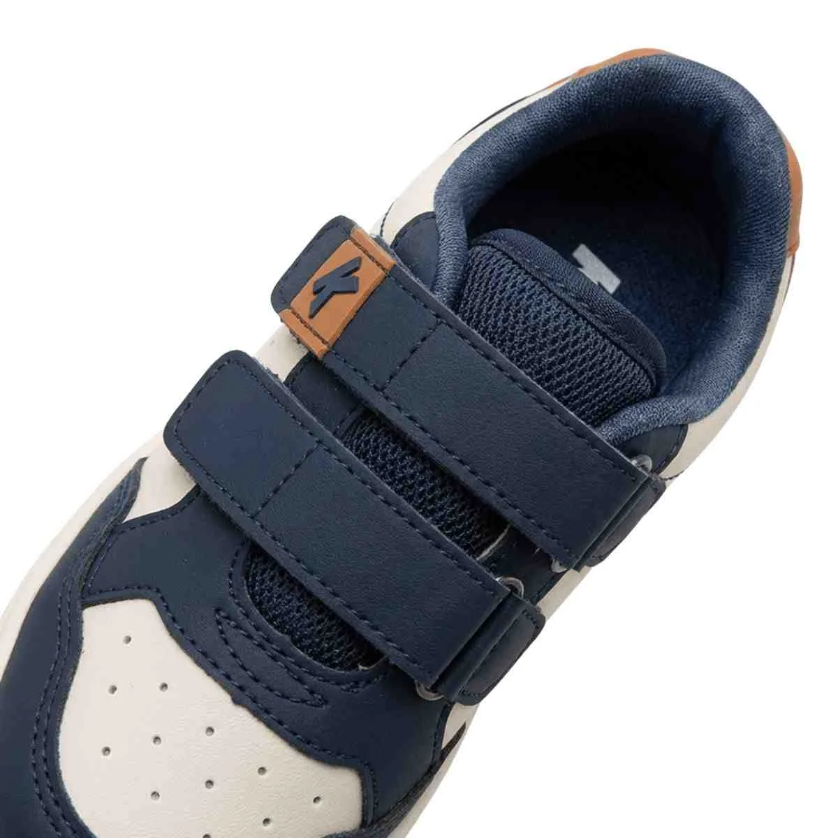 Tênis Casual Infantil Kidy  Branco Off Marinho Off White/Azul Marinho 5