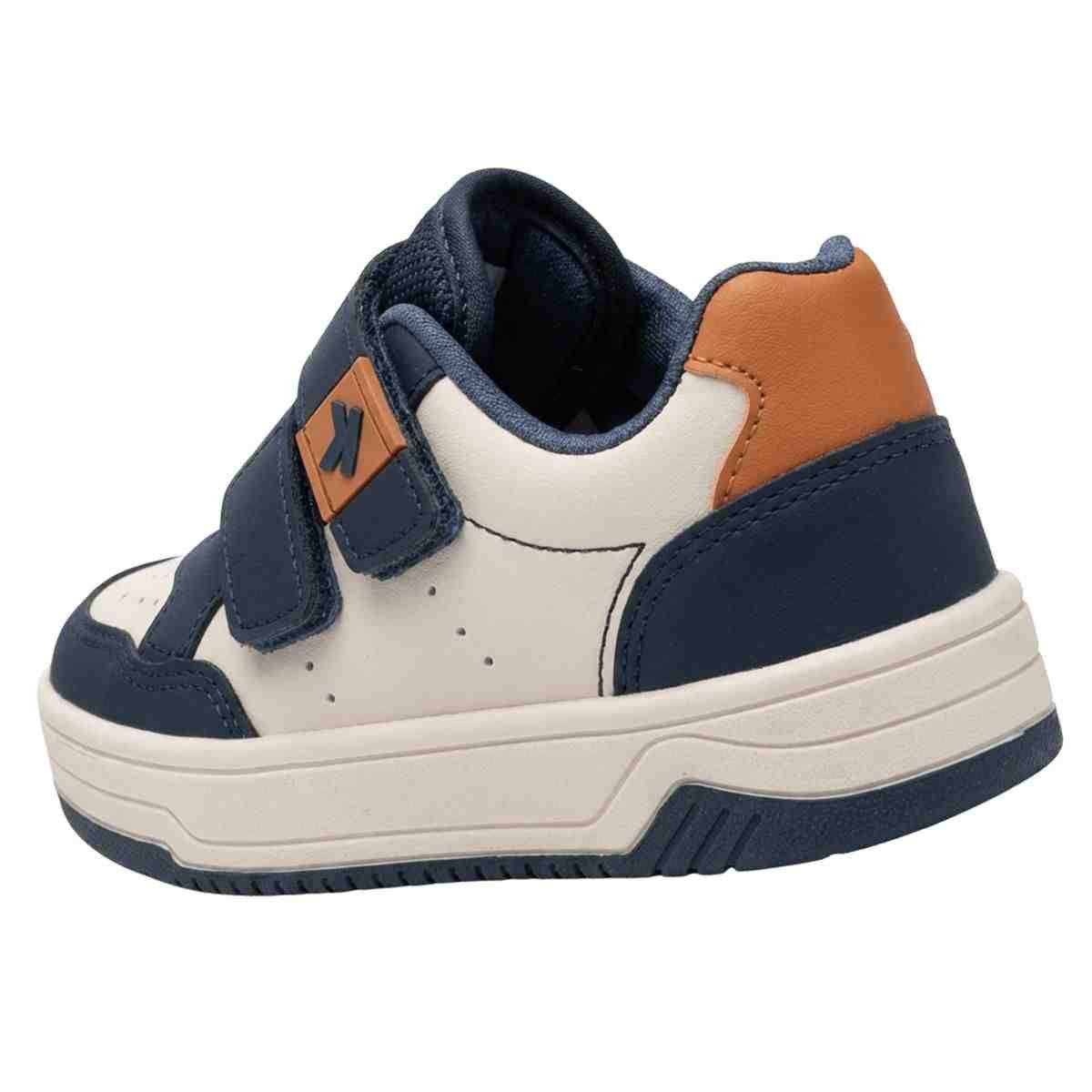 Tênis Casual Infantil Kidy  Branco Off Marinho Off White/Azul Marinho 6