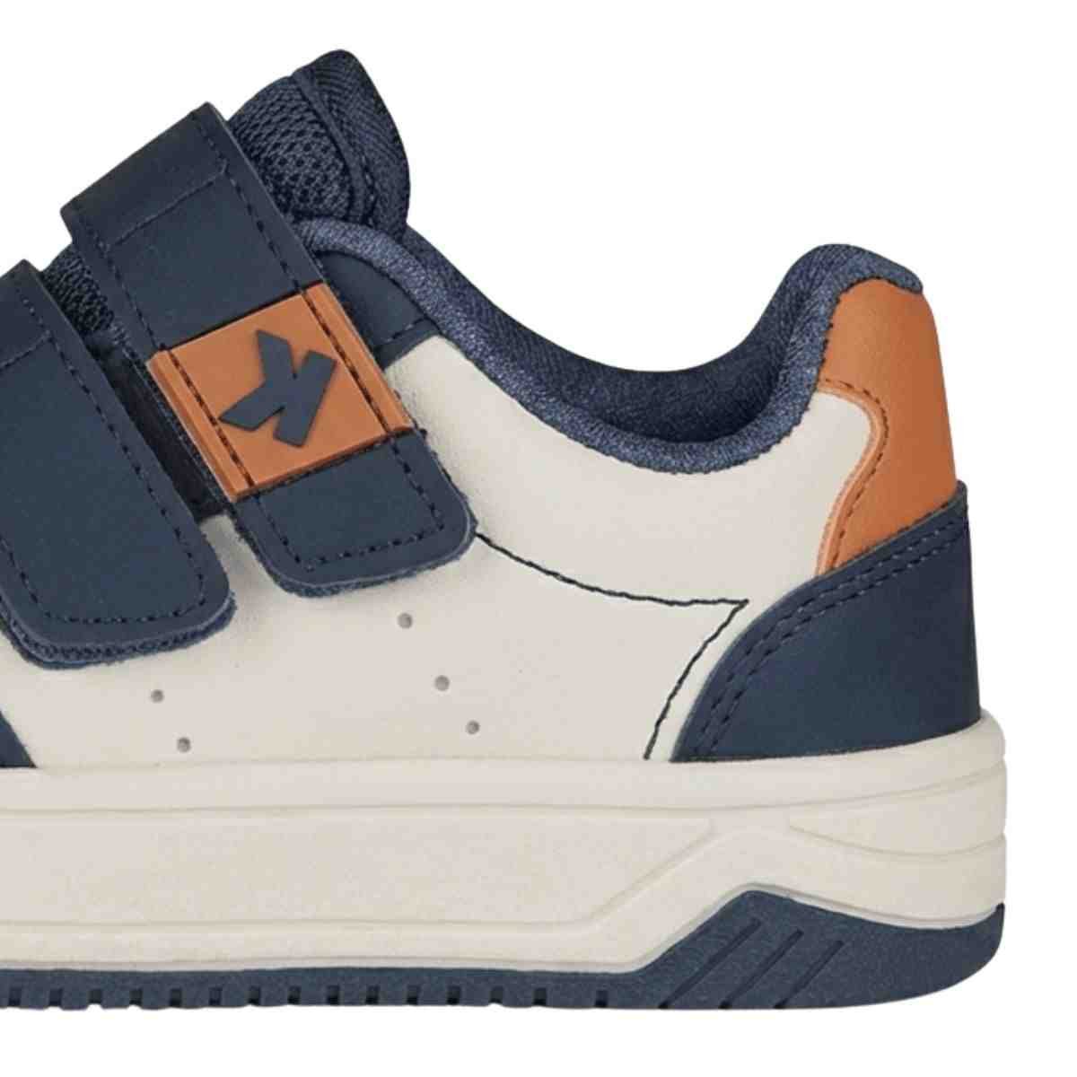 Tênis Casual Infantil Kidy  Branco Off Marinho Off White/Azul Marinho 7
