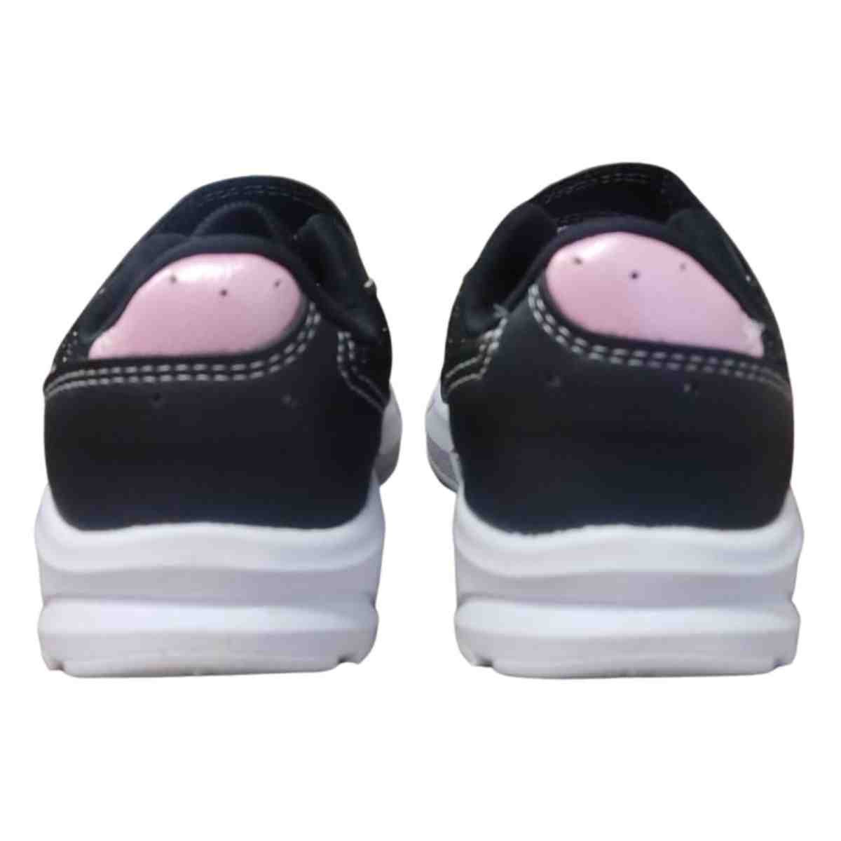 Tênis Running Infantil Kidy Preto Rosa Preto/Rosa 6