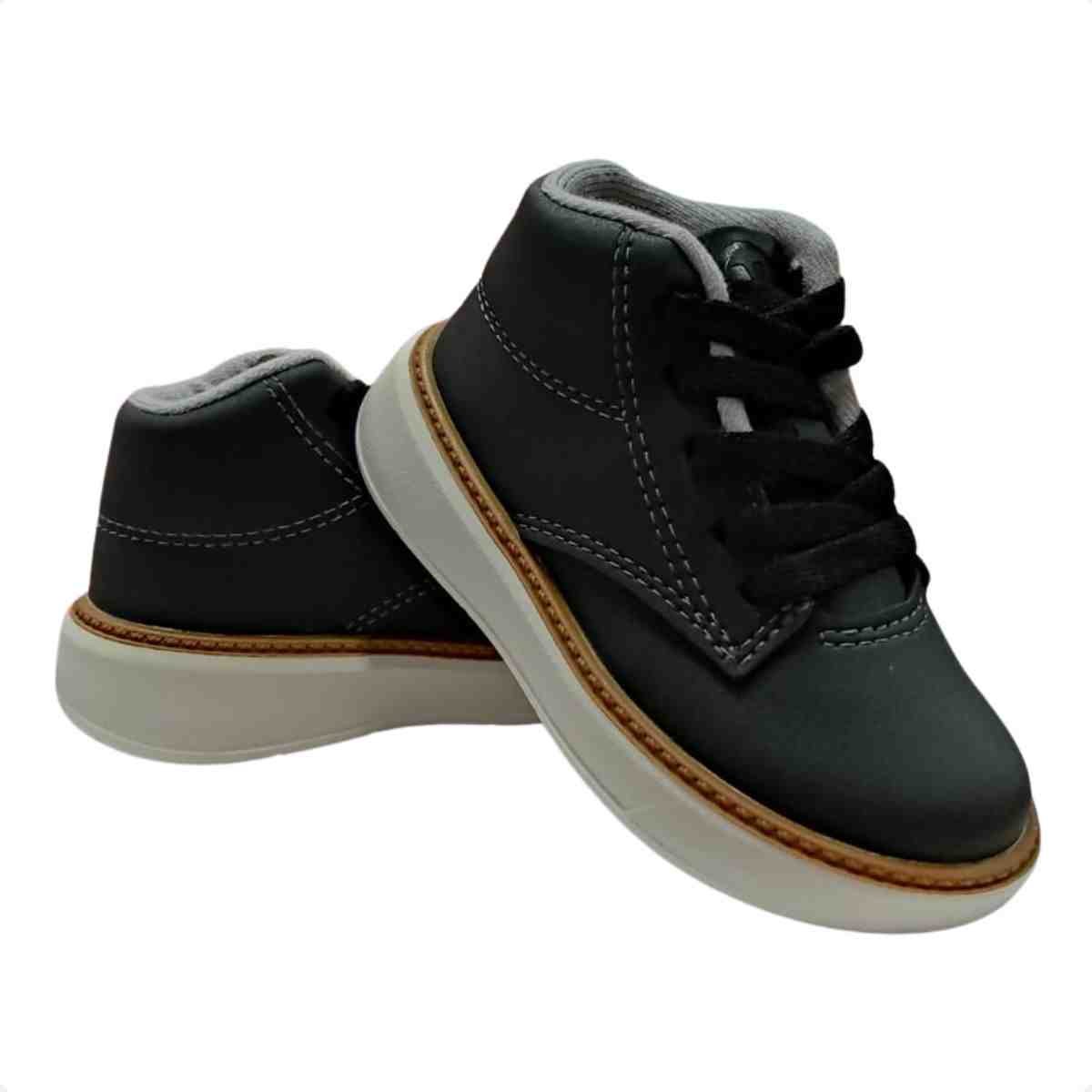 Tênis Casual Infantil Molekinho Preto Preto 2