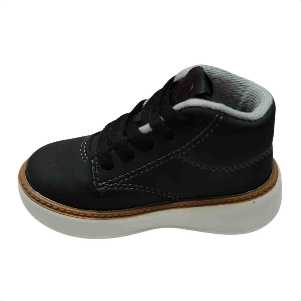 Tênis Casual Infantil Molekinho Preto Preto 3