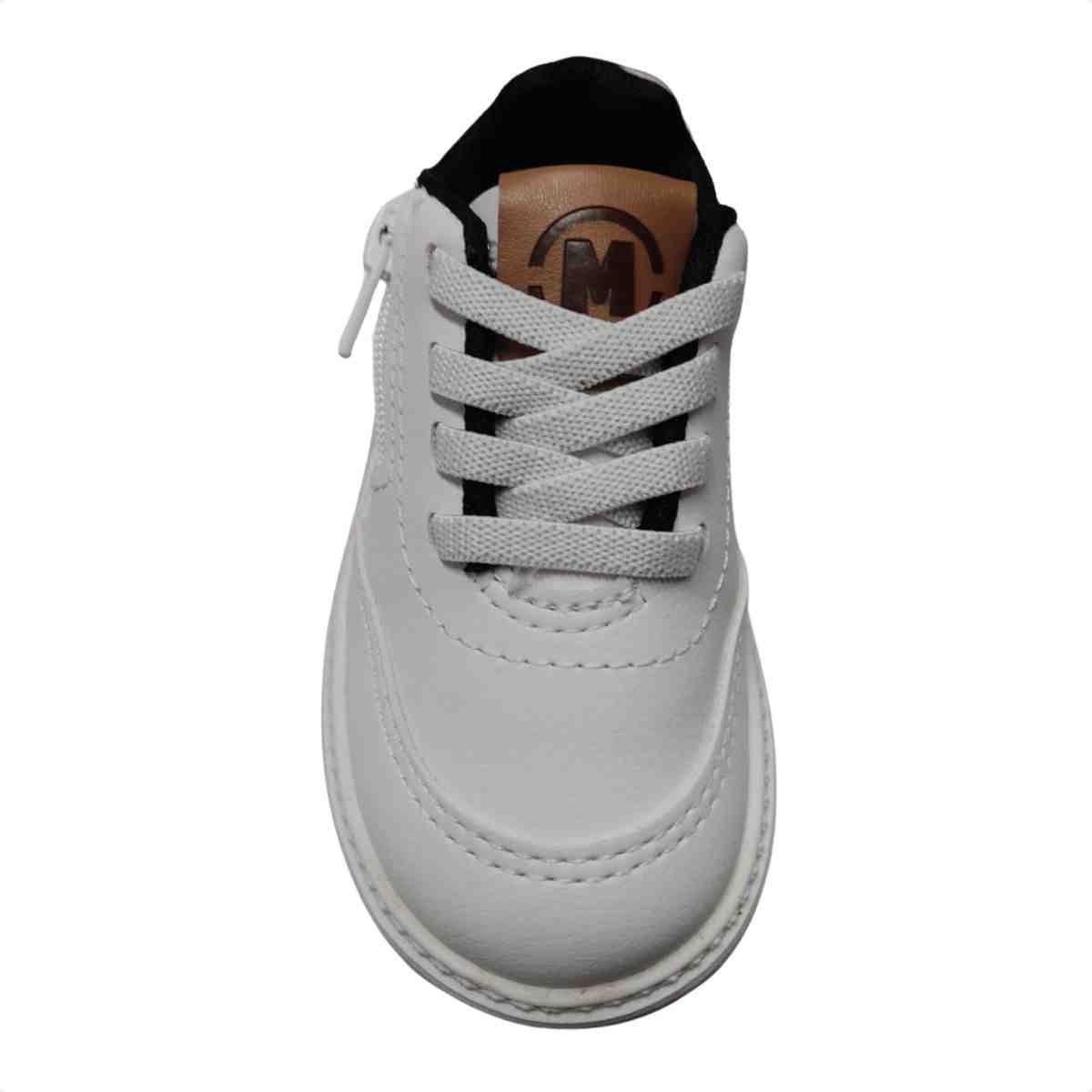Tênis Casual Infantil Molekinho Branco Branco 4