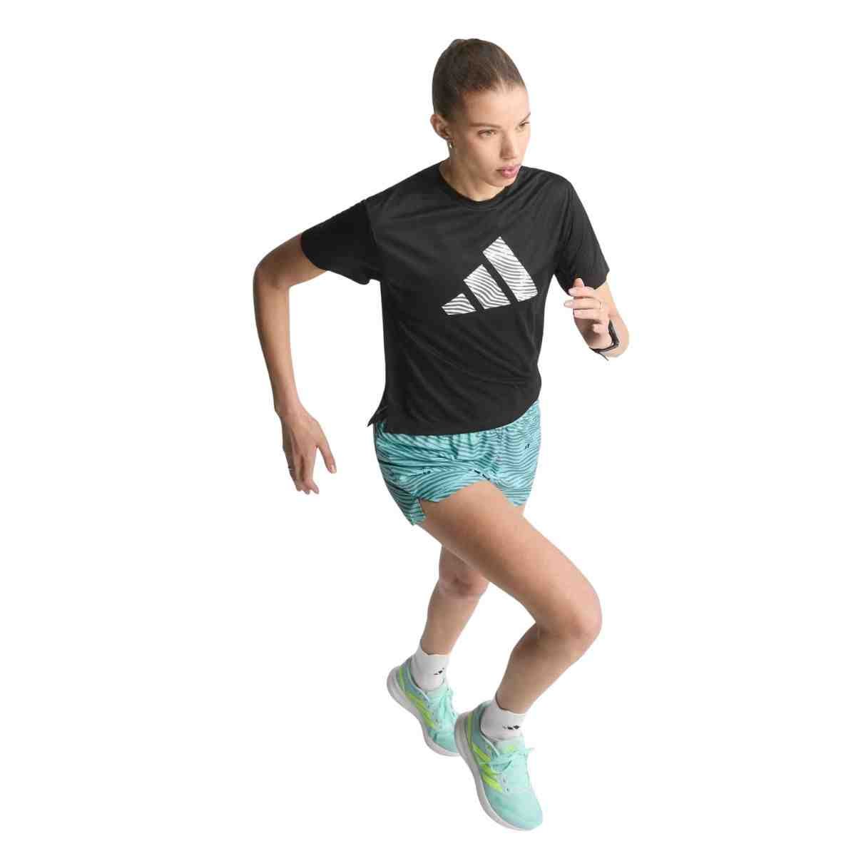 Camiseta Feminina Adidas Adi365 Essentials Brand Love Preta Preto 3
