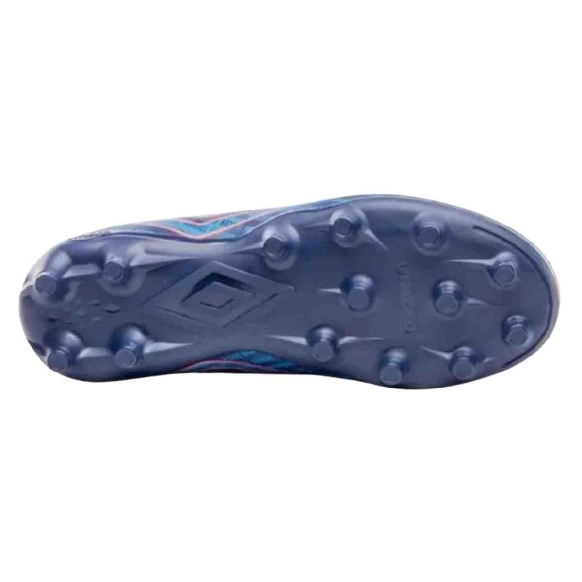 Chuteira Campo Infantil Umbro Football  Azul Coral Azul 7