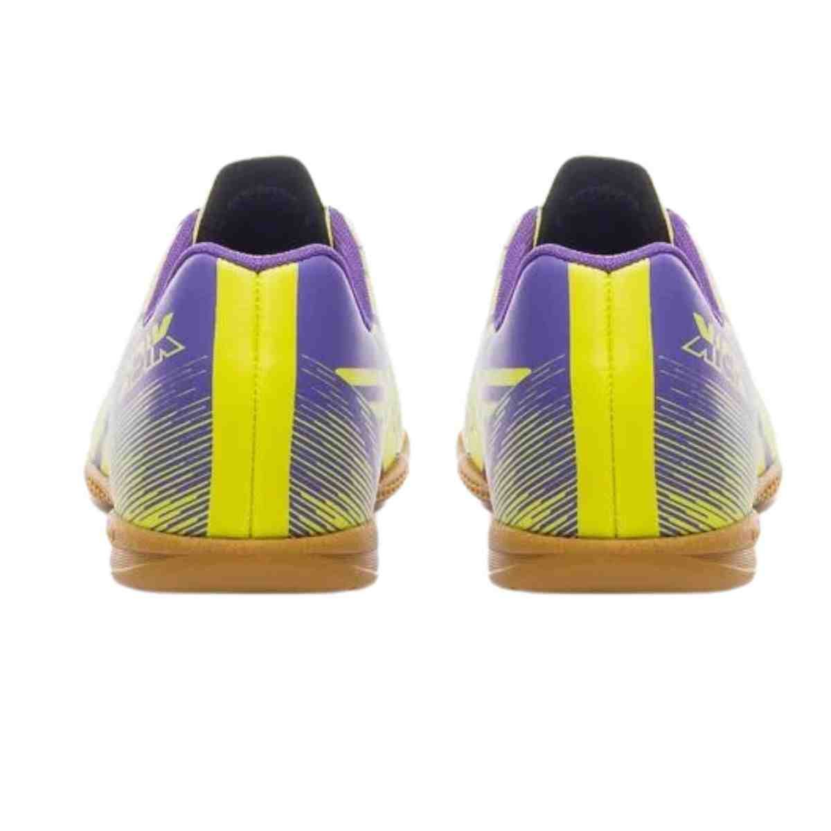 Chuteira Indoor Inf Umbro Kick Jr Amarelo Roxo Amarelo 6
