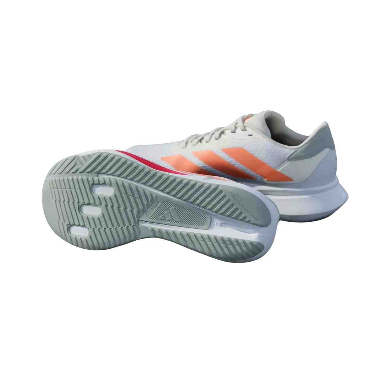 Tênis Corrida Feminino Adidas Duramo Sl2 Branco E Laranja Branco 6