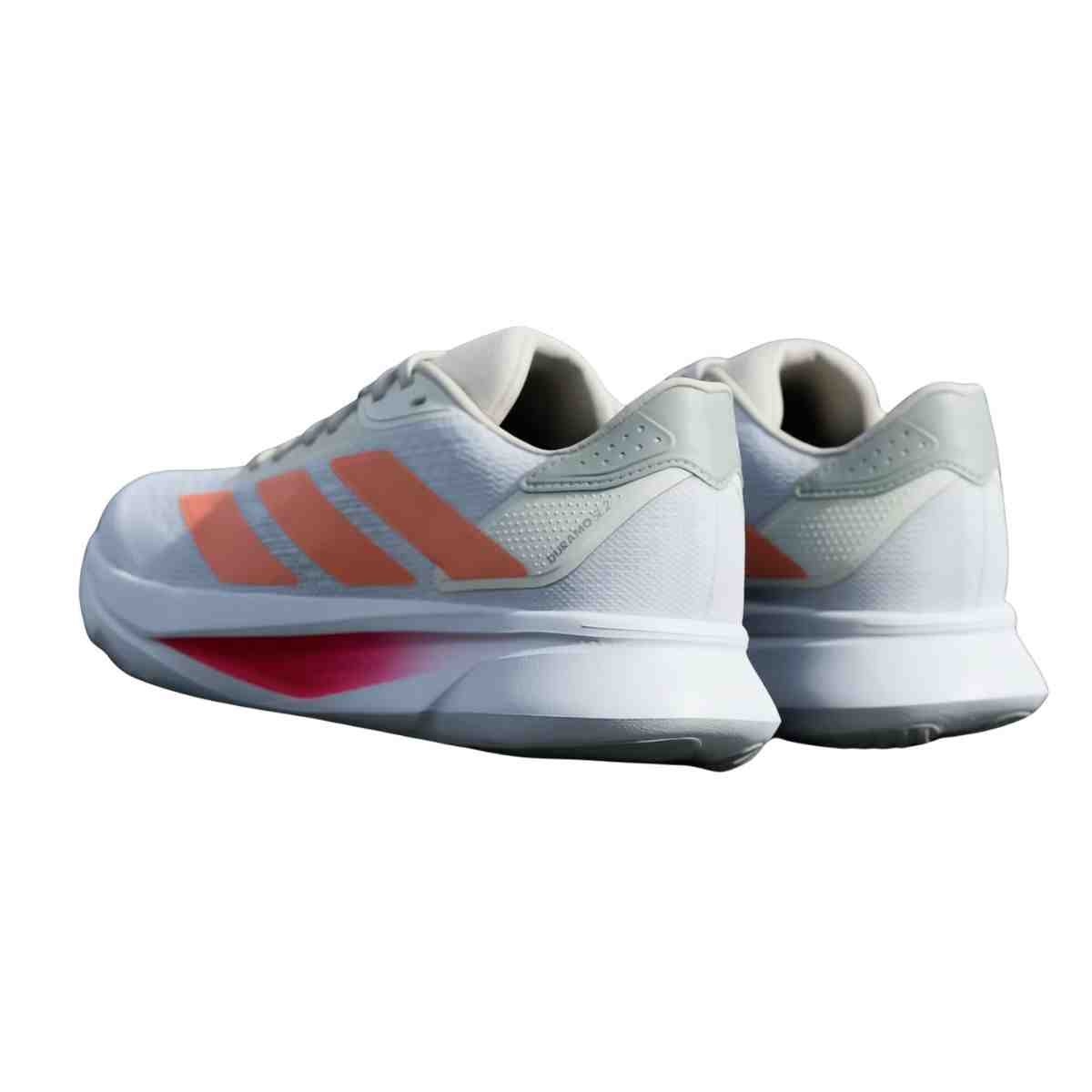 Tênis Corrida Feminino Adidas Duramo Sl2 Branco E Laranja Branco 7