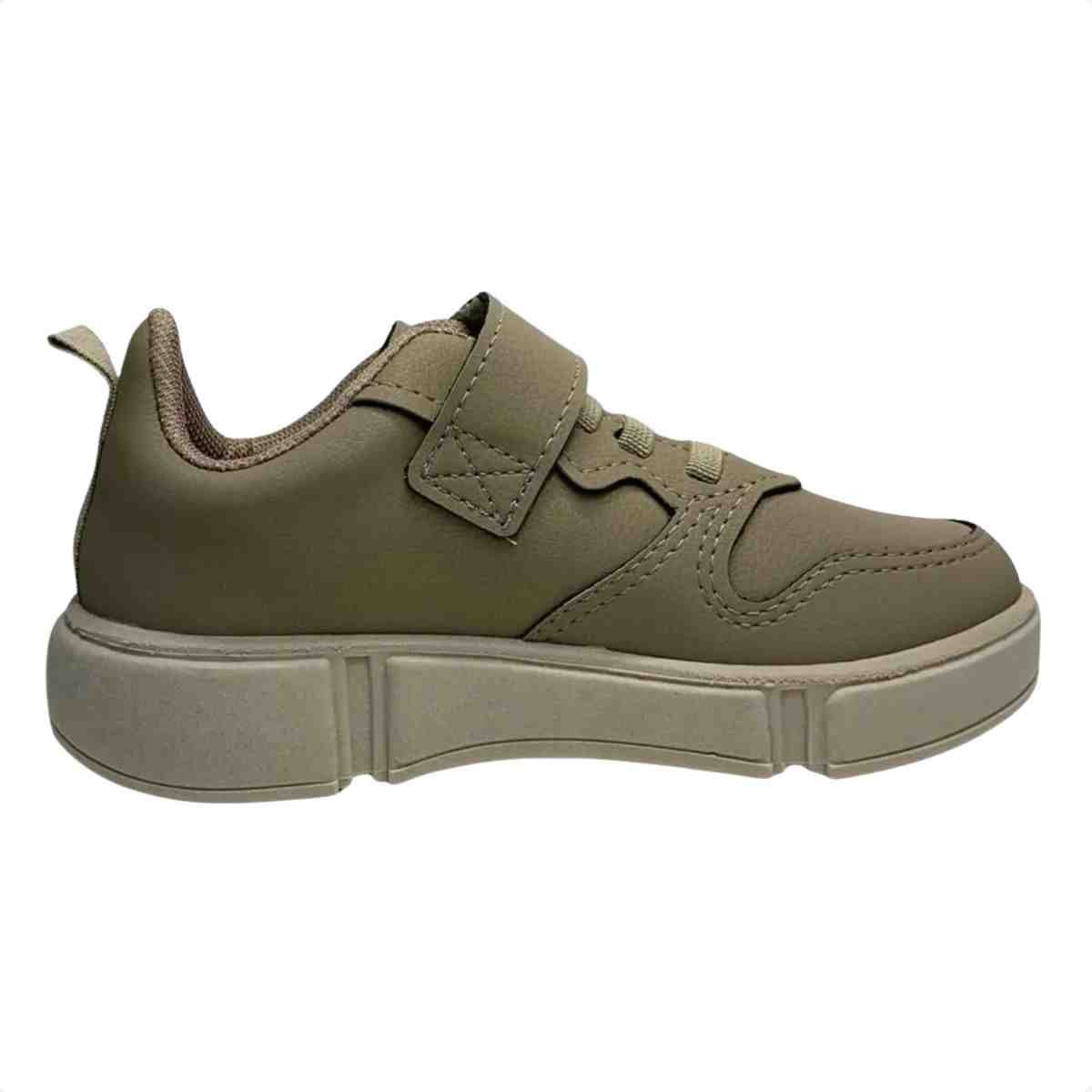 Tênis Casual Infantil Molekinho  Taupe Marrom 3