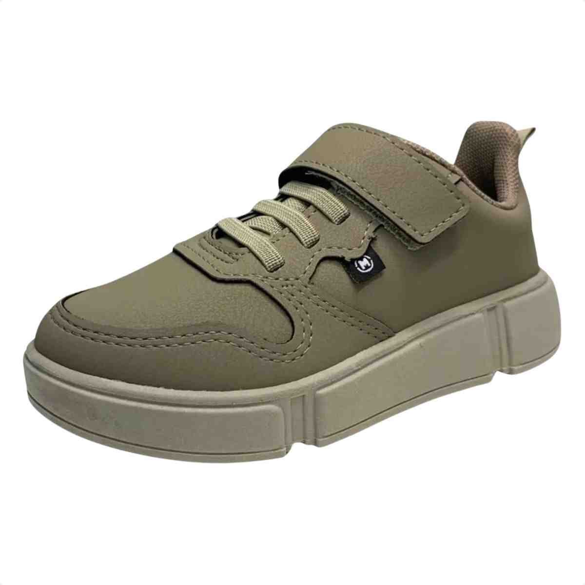 Tênis Casual Infantil Molekinho  Taupe Marrom 4