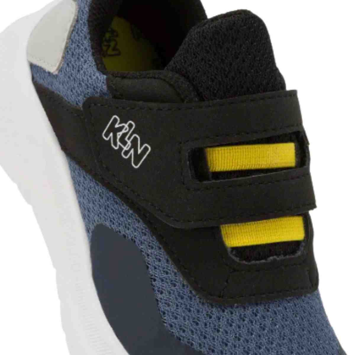 Tênis Running Infantil Klin  Chumbo Preto Gelo Azul 5
