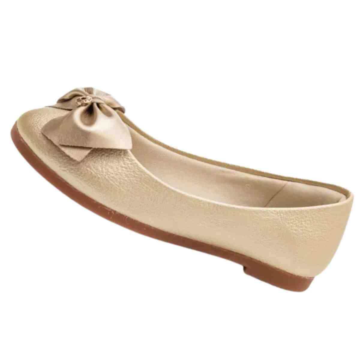 Sapatilha Infantil Klin  Dourada Dourado 5