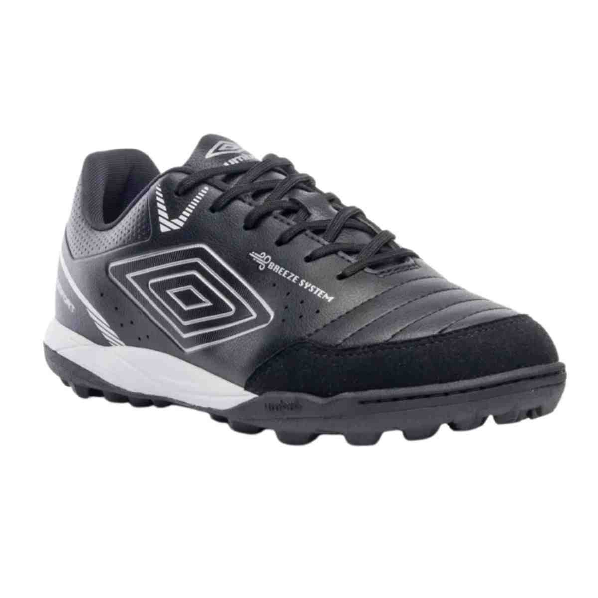 Chuteira Society Masculina Umbro Neo-Comfort Preta Preto 2