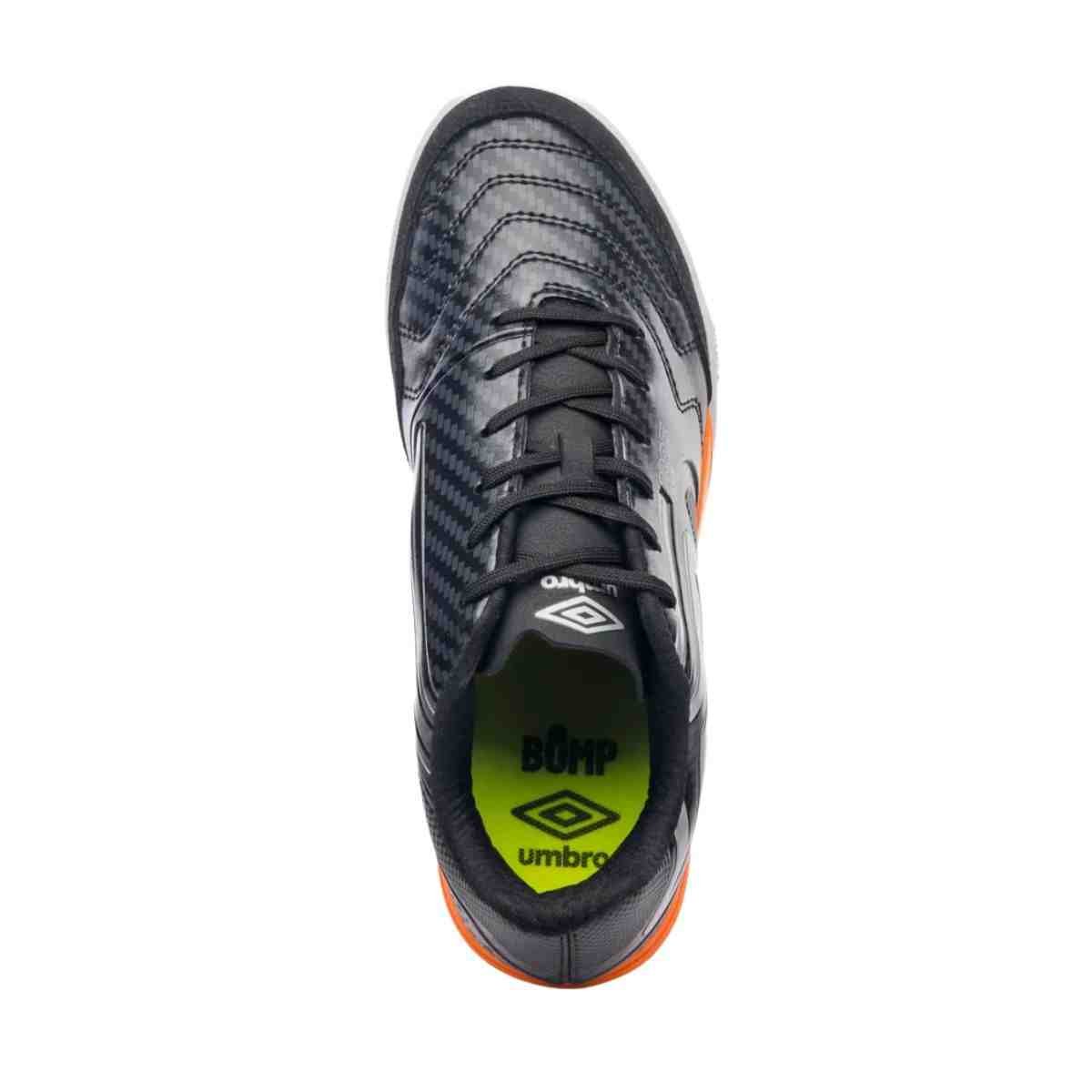 Chuteira Indoor Masculina Umbro Pro 5 Bump Club Preta Preto 3