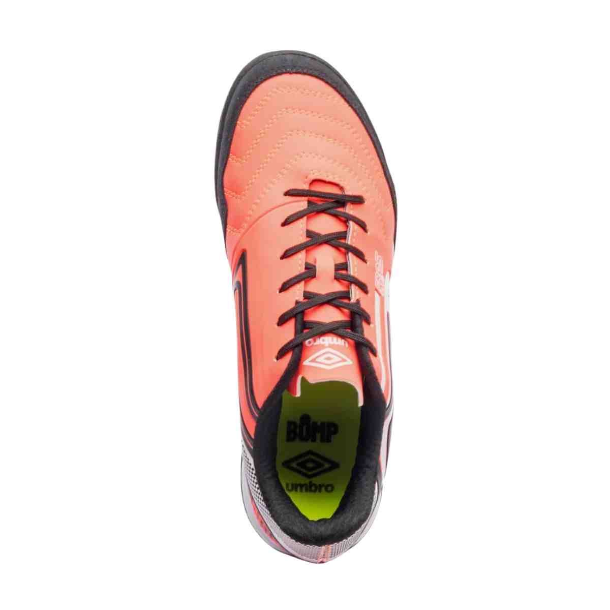 Chuteira Society Masculina Umbro Pro 5 Bump Club Laranja Laranja 3