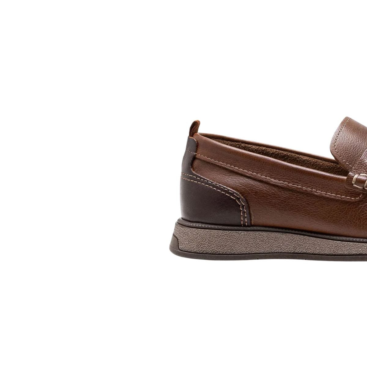 Sapato Mocassim Masculino Democrata Nash Marrom Marrom 7