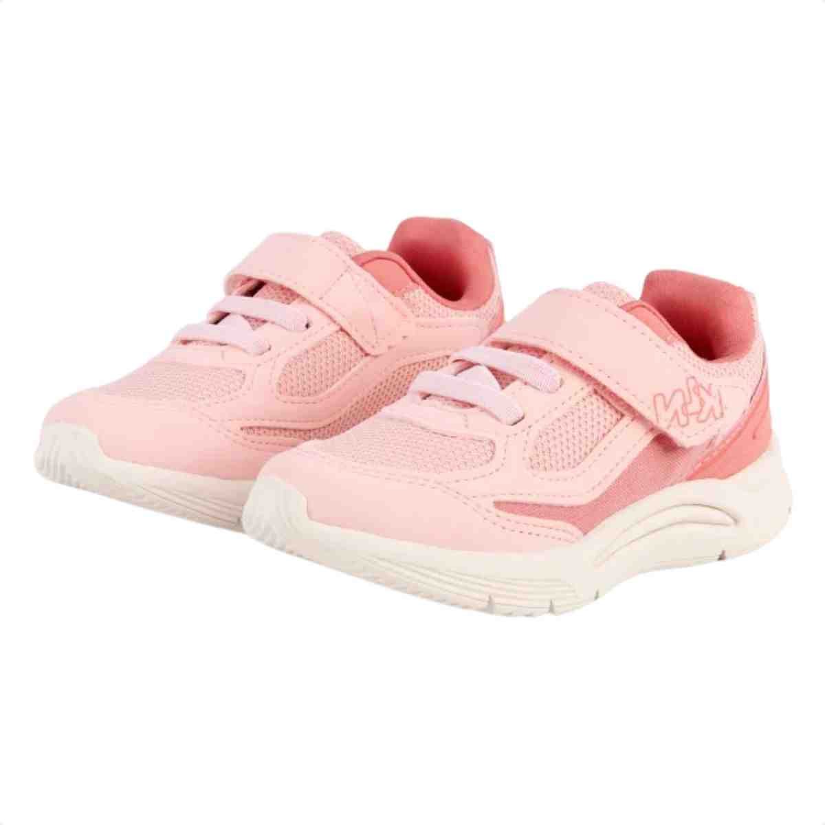 Tênis Running Infantil Klin Rosa Flor Coral Candy Rosa 4