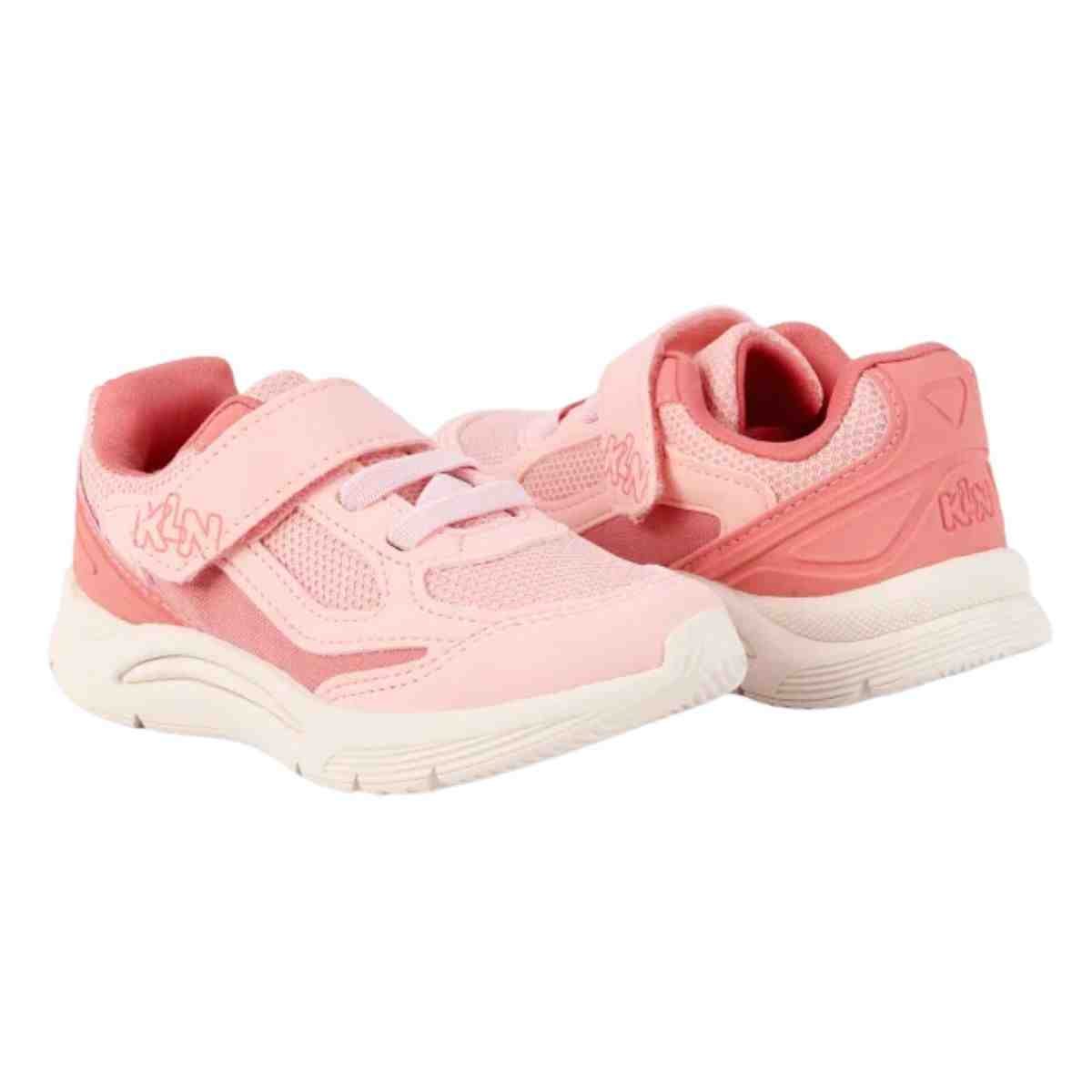 Tênis Running Infantil Klin Rosa Flor Coral Candy Rosa 5