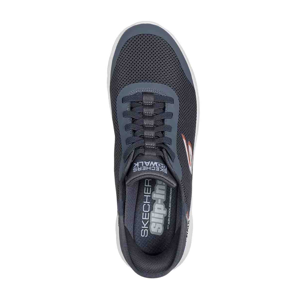 Tênis Corrida Masculino Skechers Go Walk Flex - Hands Cinza Cinza 3