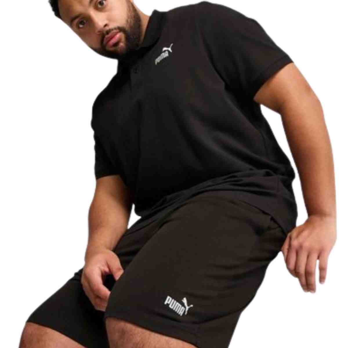 Short Masc Longo Puma Ess No. Logo Jersey Sh 682600-01 Preto 2